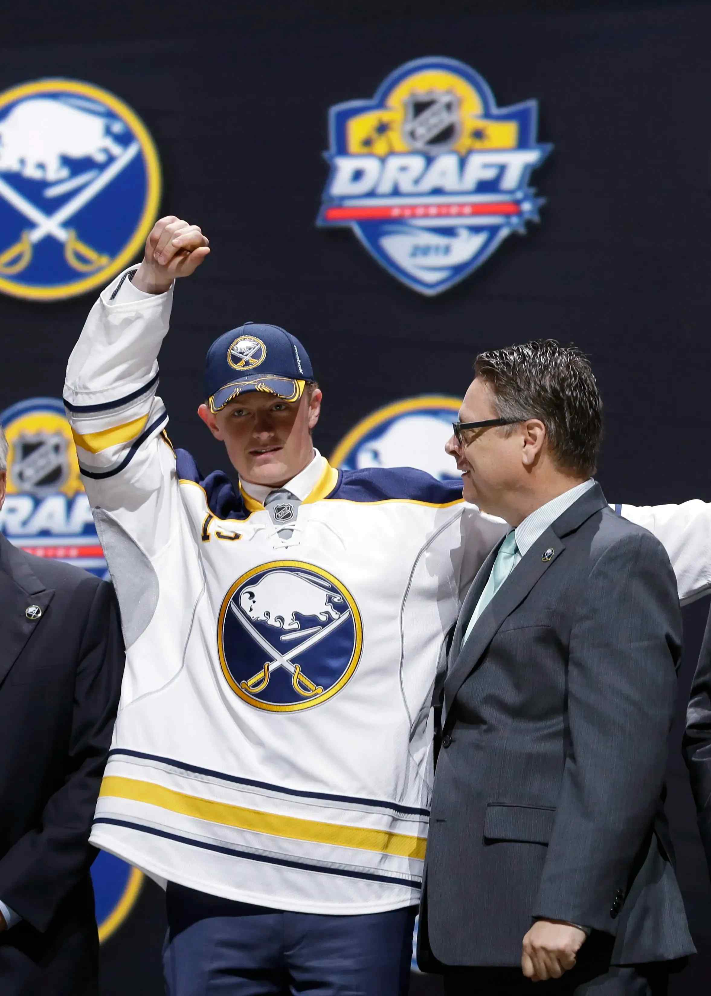 Jack Eichel getting drafted by the Buffalo Sabres.